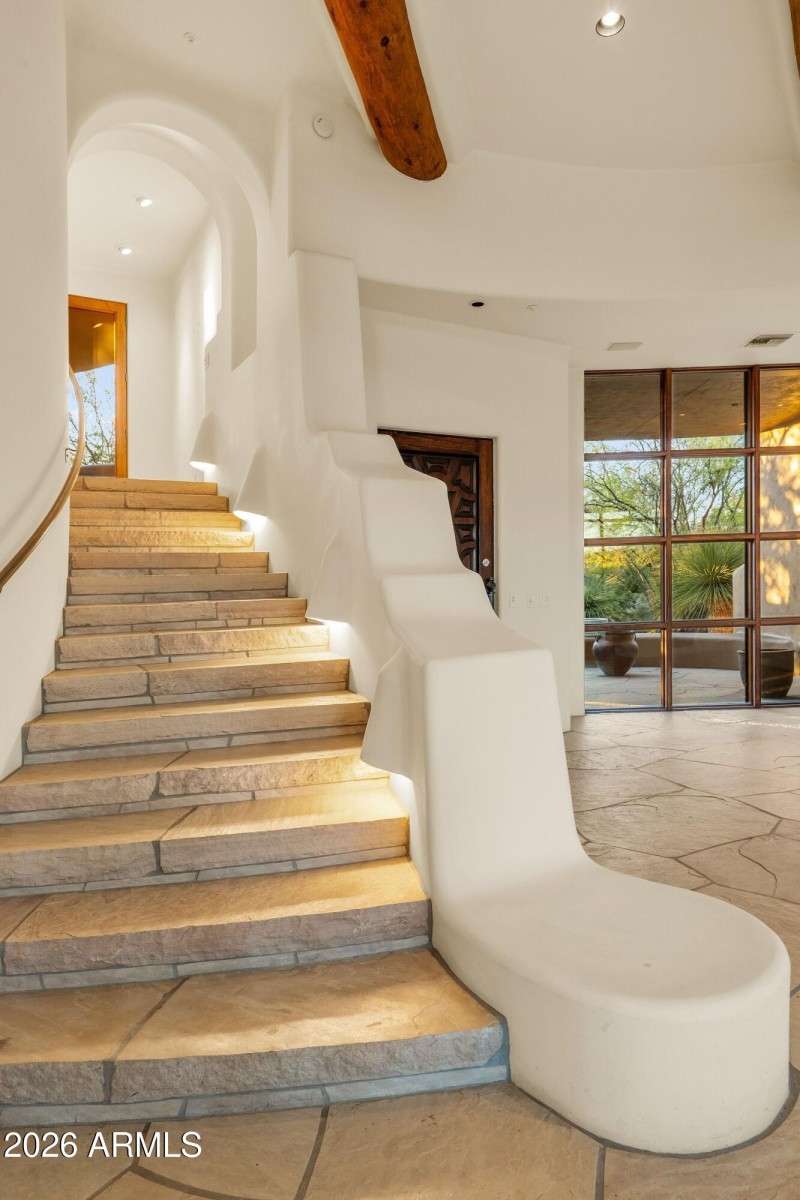 023_Curved Stairs to Upper Level