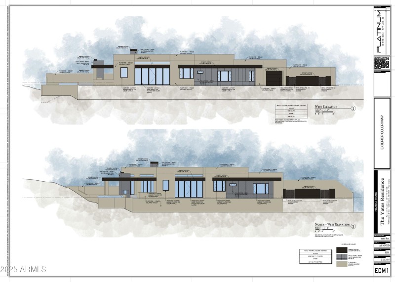 Rendering w: Color Elevations 1