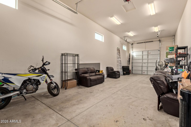 Pull through RV garage to backyard