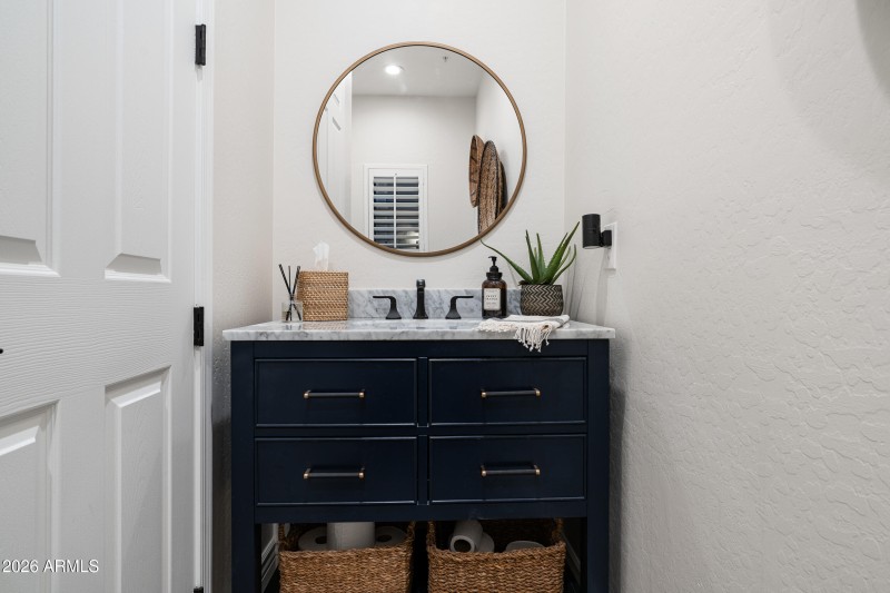 Downstairs Powder Bathroom