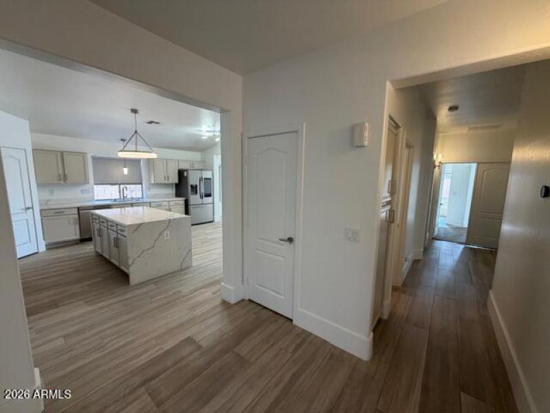 Hall to Beds & Kitchen