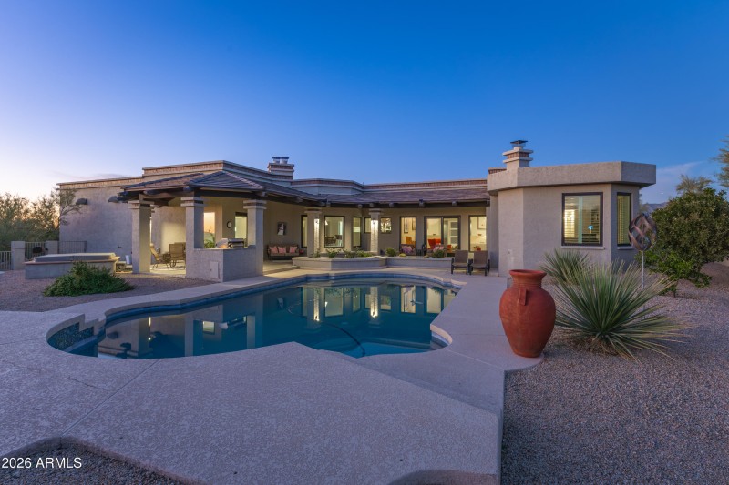 Backyard at Twilight