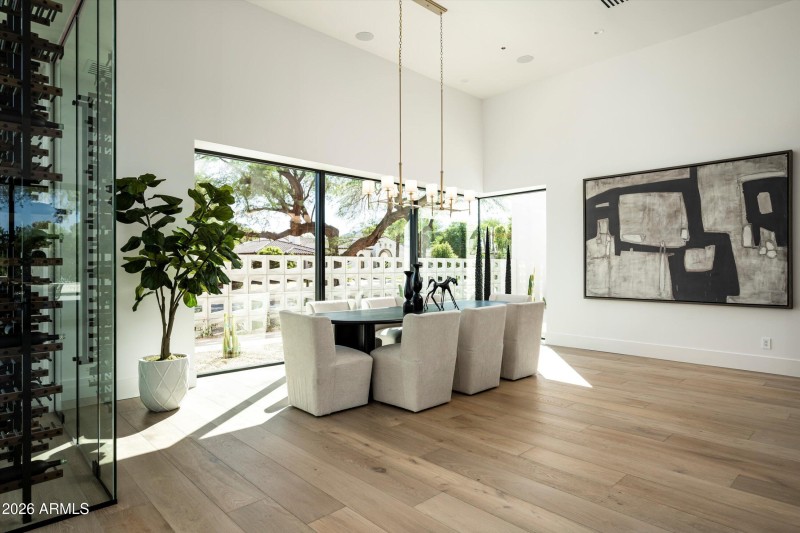 Dining Room + Wine Storage