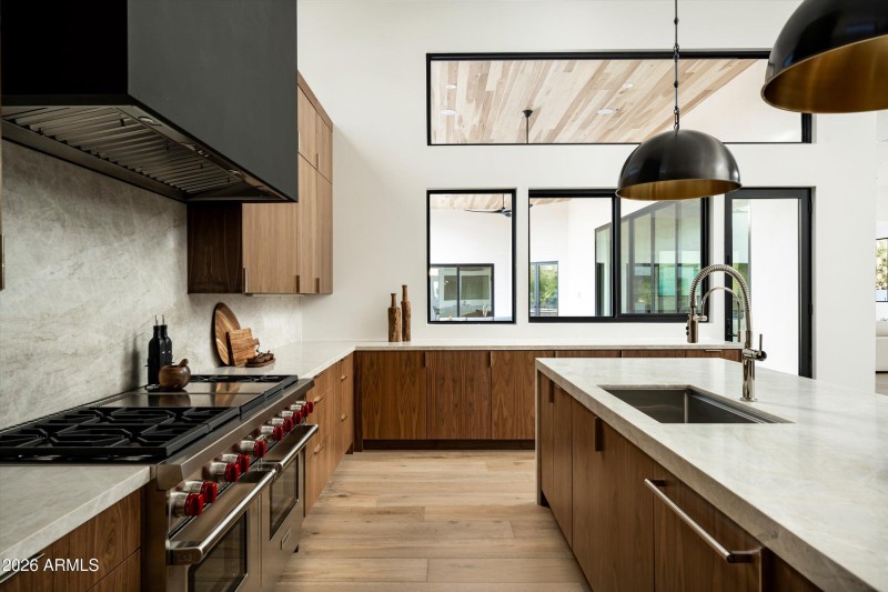 Kitchen Aisle to Patio