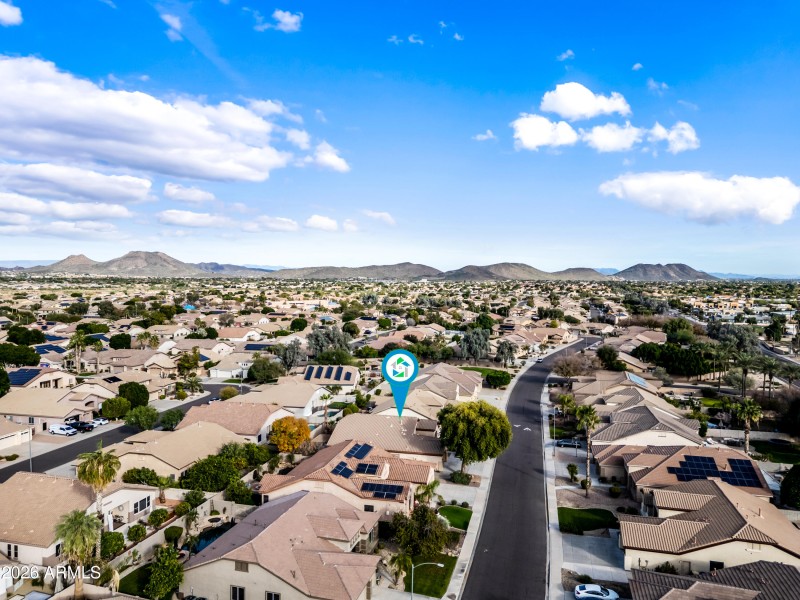 Enjoy mountain views on the drive home