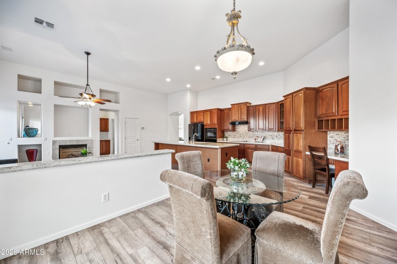 Grand open floor plan