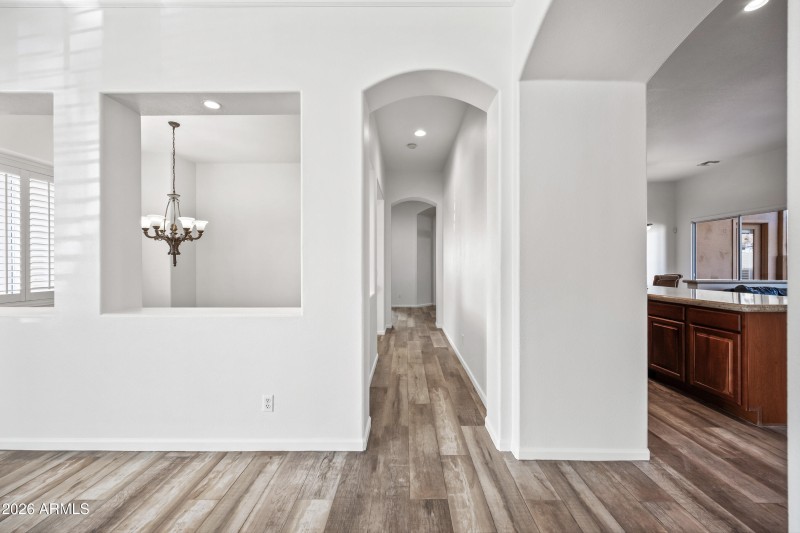 Hallway leads to owner suite