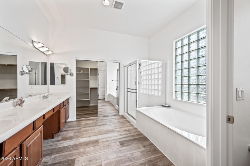 Owner suite bathroom