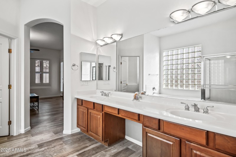 Owner suite bathroom