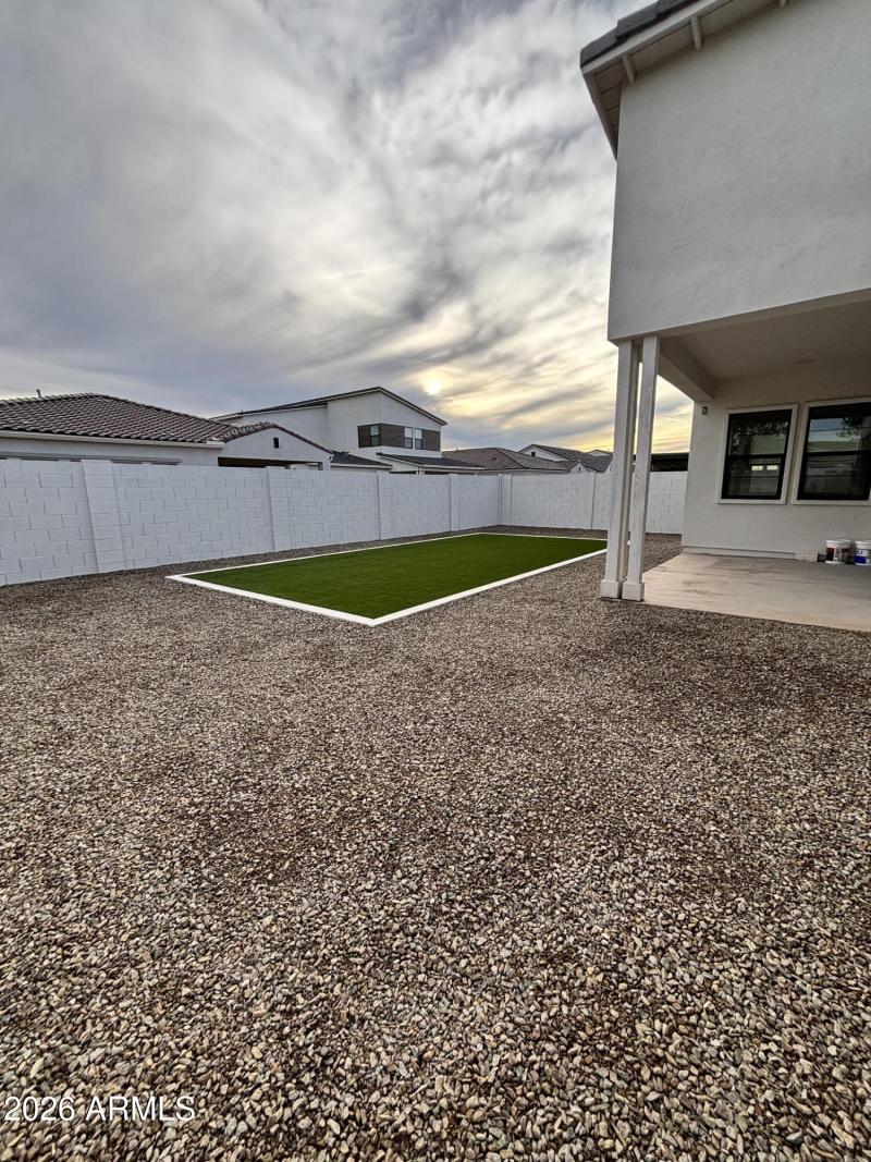 Turf & Patio Side View
