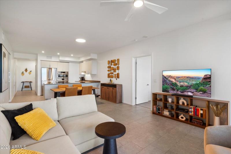 Living to dining room