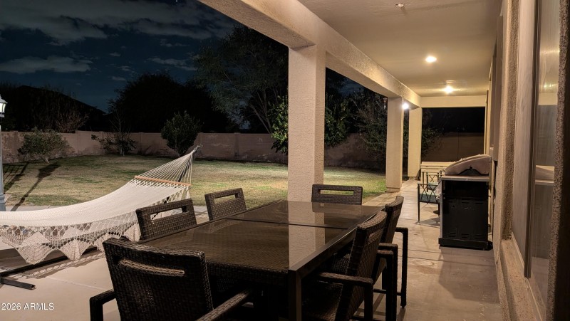 Covered Back Patio