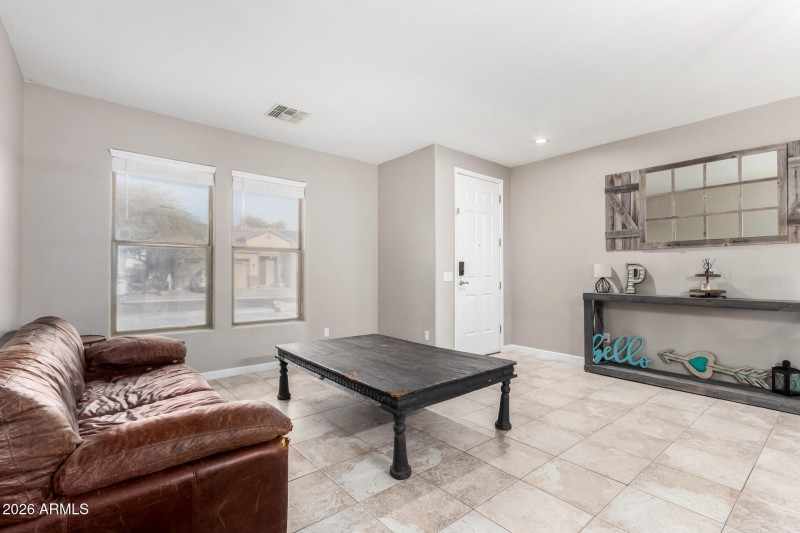 Entry and Living Room