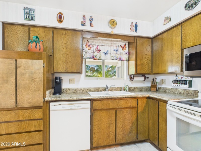 kitchen with cabinets