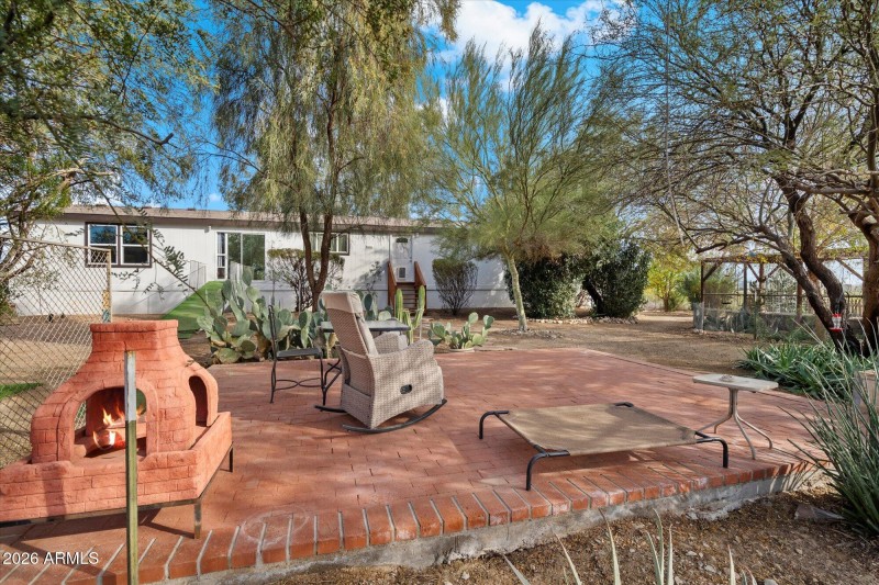 Backyard Sitting Area