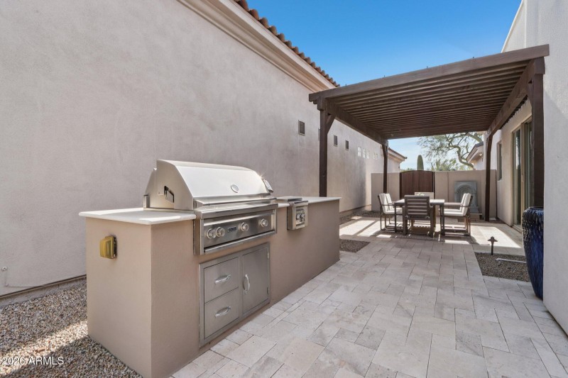 Backyard Patio, Pool, Seating Areas