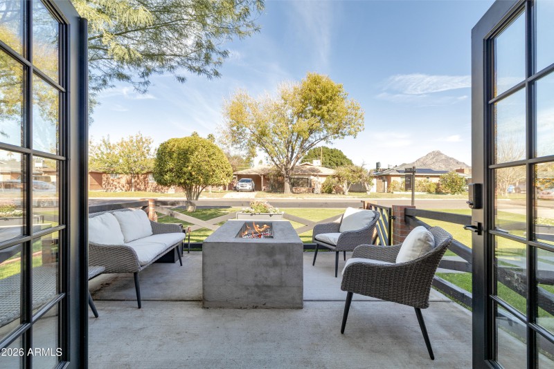 Bedroom Patio in Front