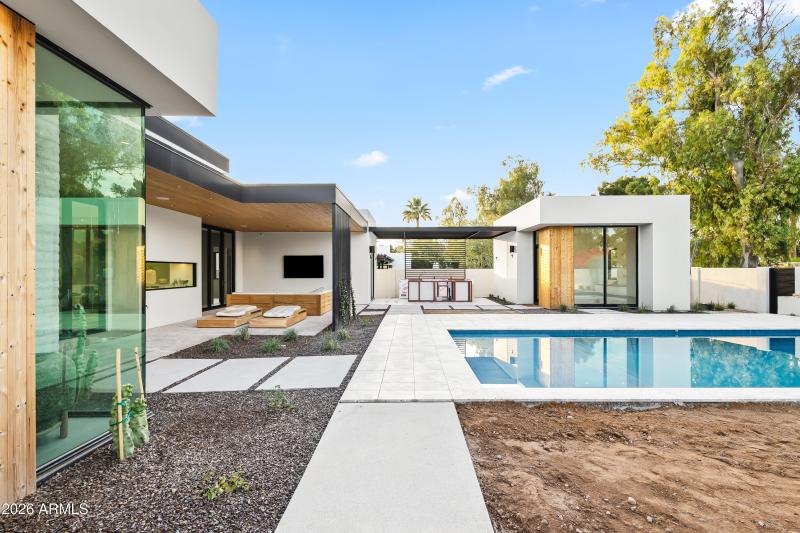 BACKYARD & POOL VIEW + DETACHED CASITA