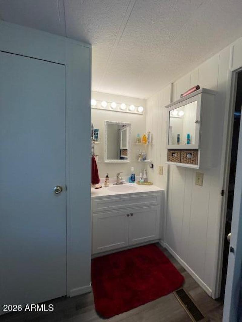 master bath vanity and linen closet