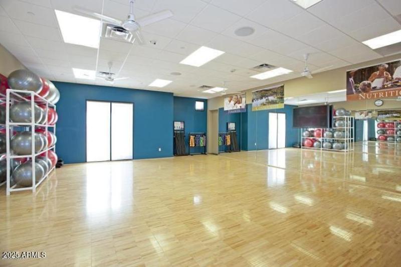 Gym for residents