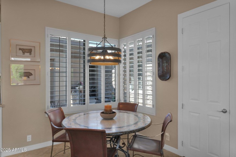Breakfast Nook Aside the Pantry