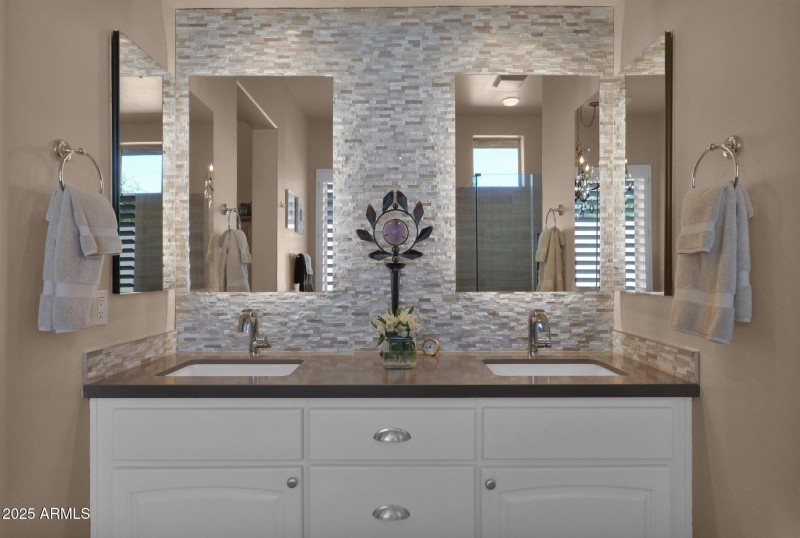 Soft Glow of Back lit Mirrors