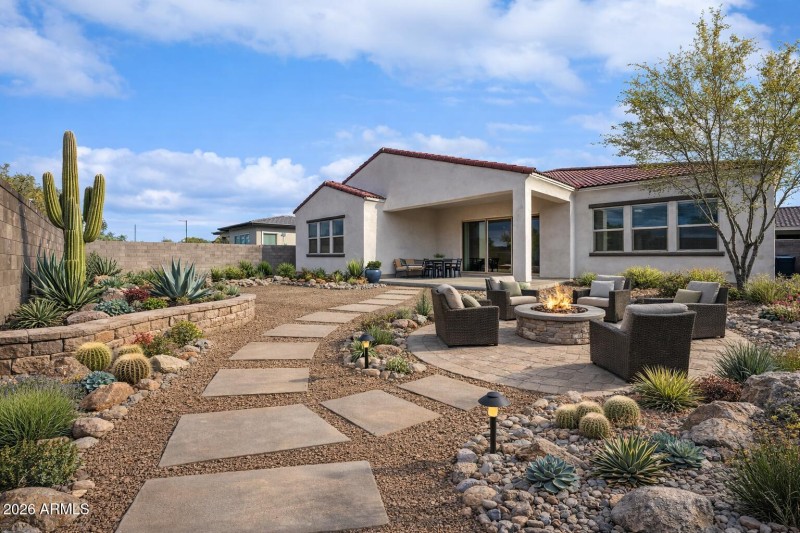 Virtually Staged Backyard