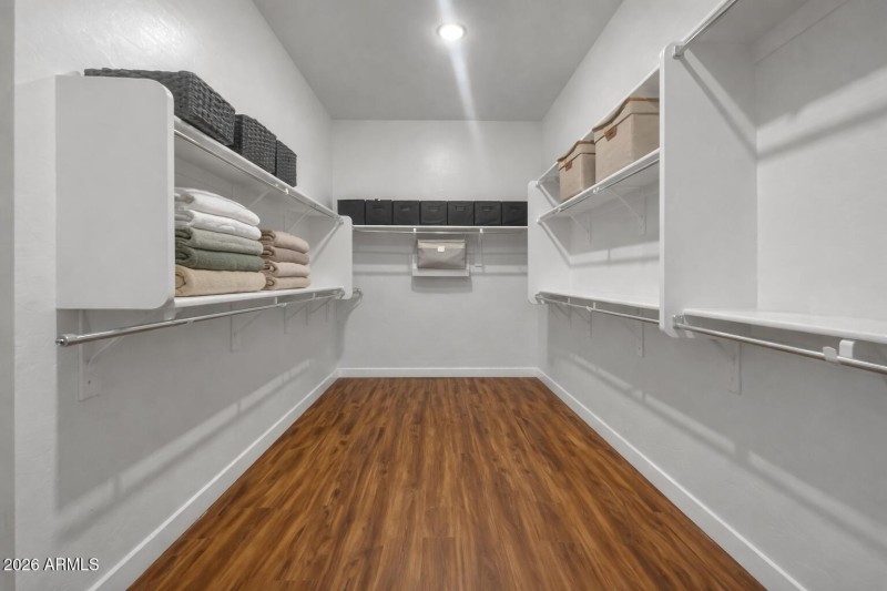 Primary Walk in closet