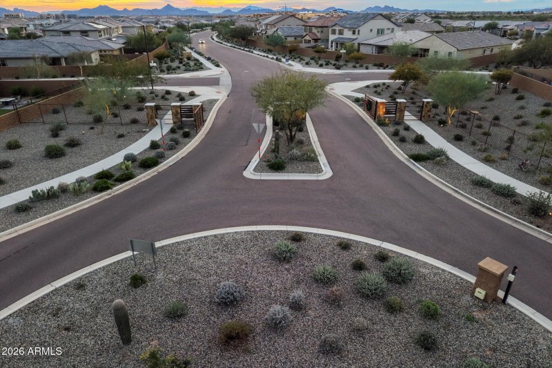 Community Gated Entrance