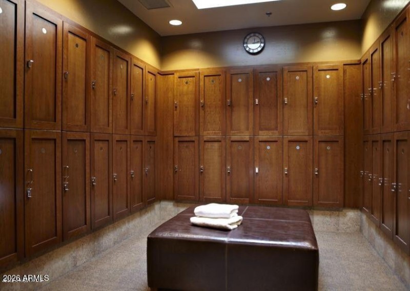 Locker Room in Community Center