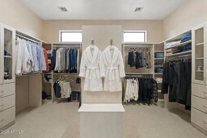 Primary Closet and Room to create a seco