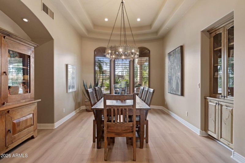 Dining Room with Sunset Views