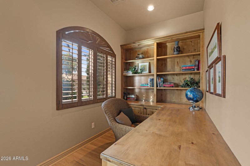 One Side of Double Office with Built Ins