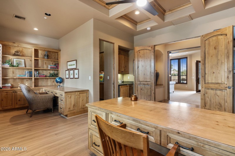 Double office with walk in closet and co