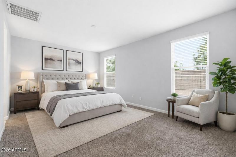 Master Bedroom Virtually Staged