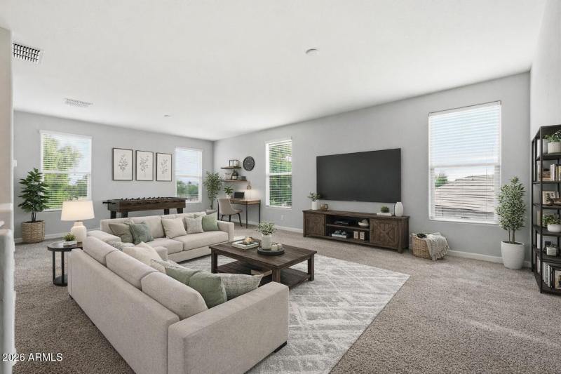 Upstairs Loft Virtually Staged