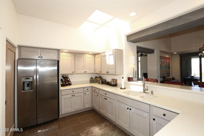 Kitchen with generous counter space