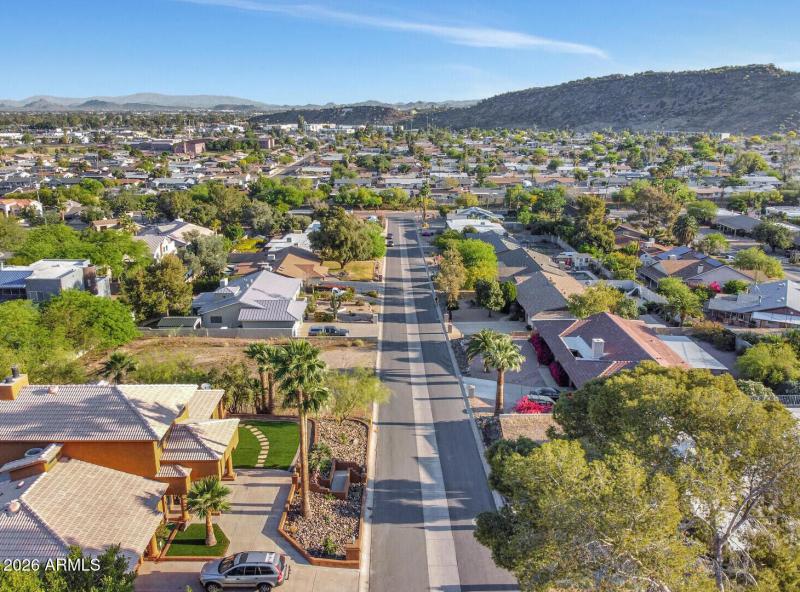 Aerial View of Neighborhood