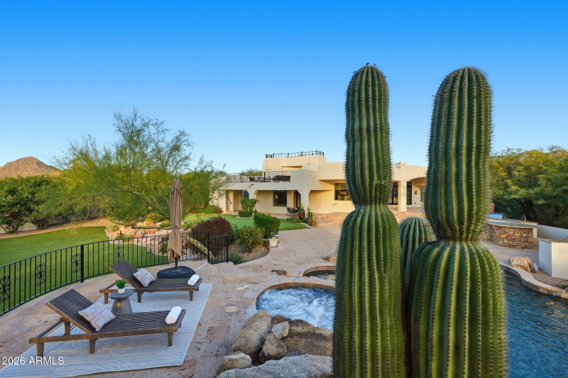Spa Pad and Waterslide View