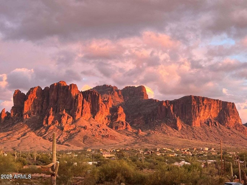 VIEW TO THE EAST OF SUPERSTION MOUNTAINS