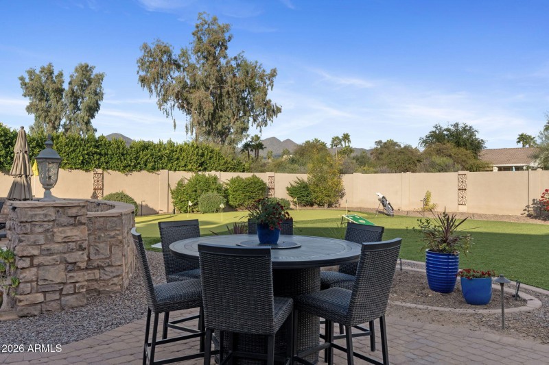 Outdoor Firepit Looking at The McDowells