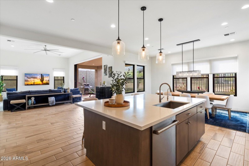 Kitchen and Dining Flow