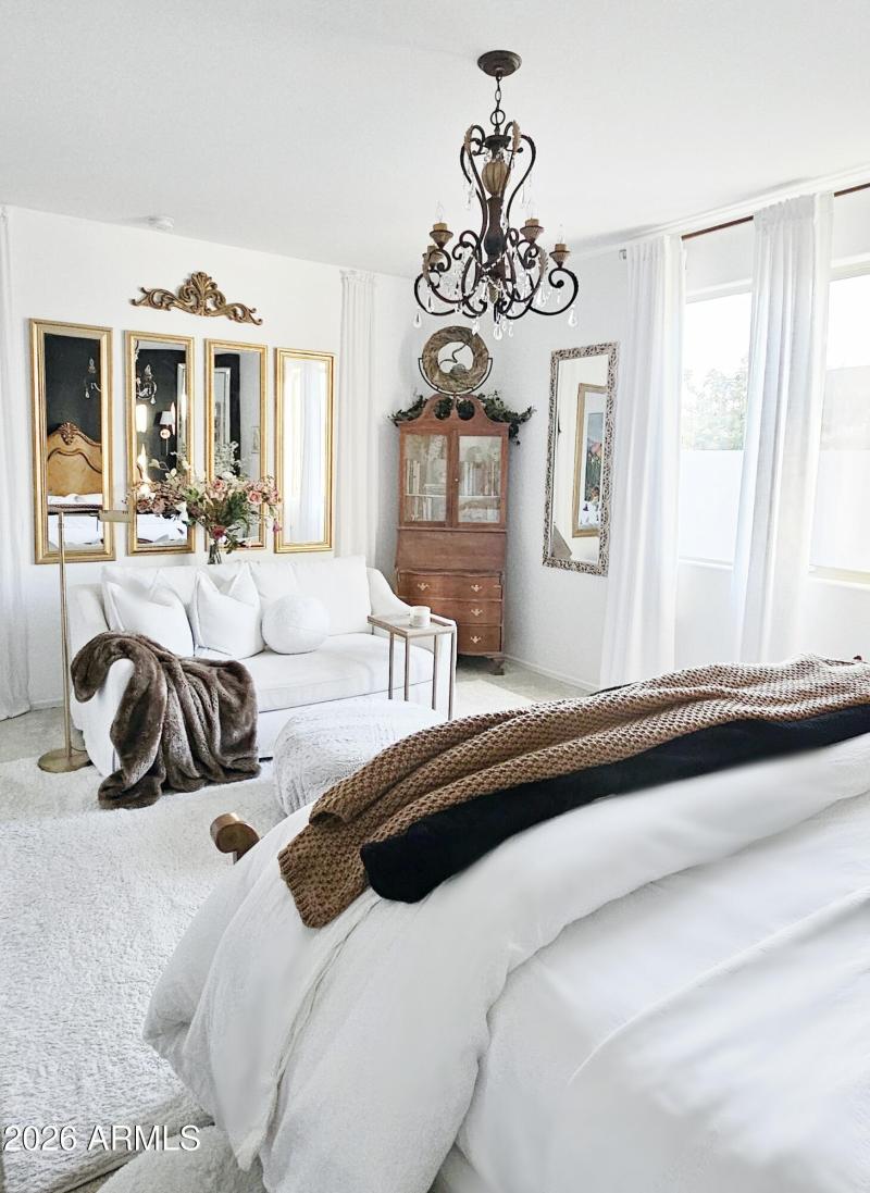 Cozy Sitting space at Primary Suite