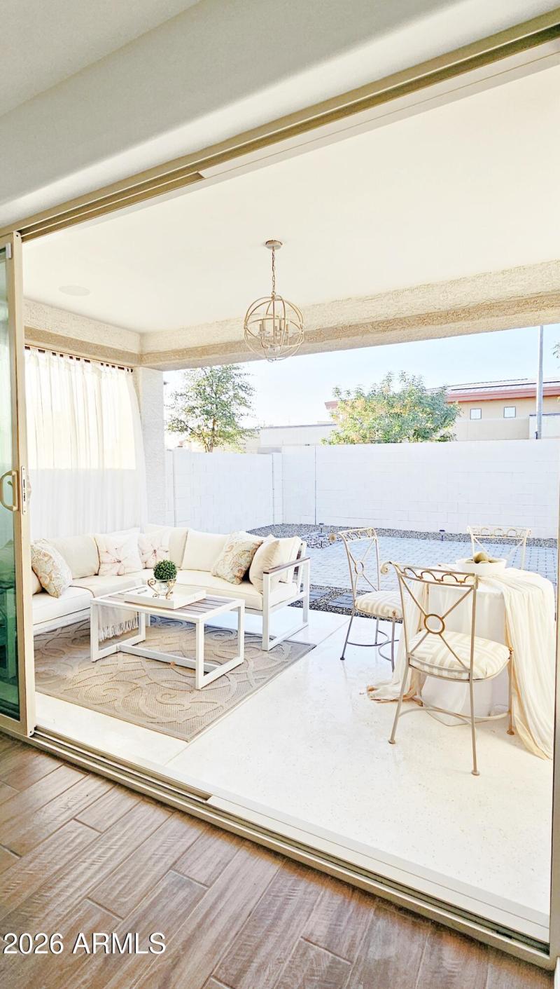 3 Panel Opening Sliders At Great Room