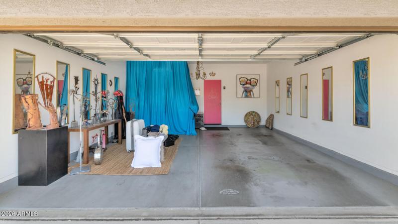 2 car garage with upgraded opener