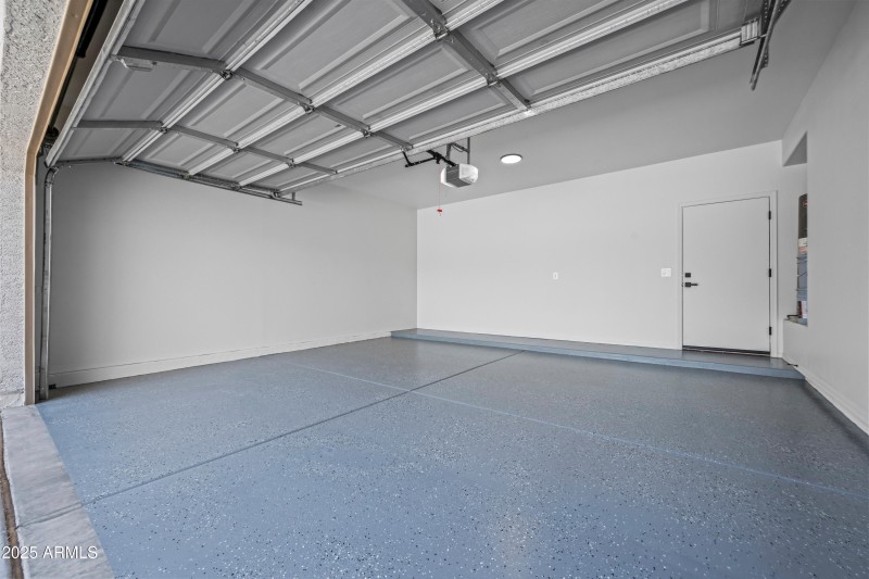Garage with Sealed Floor
