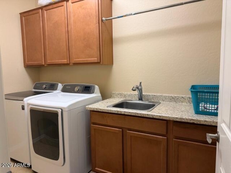 Downstairs laundry room