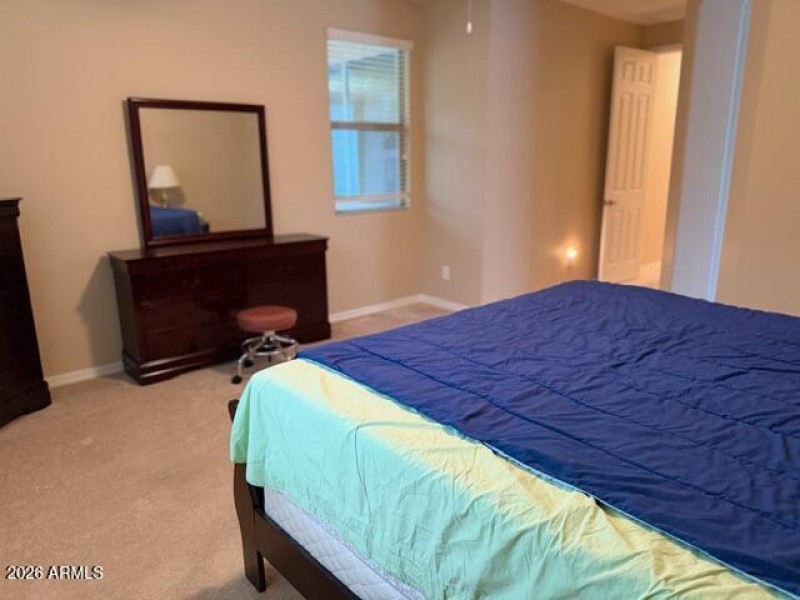 Master bedroom w/furniture