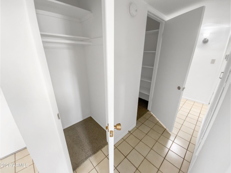 Pantry plus hall closet