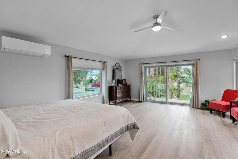 Spacious Primary Suite w Balcony